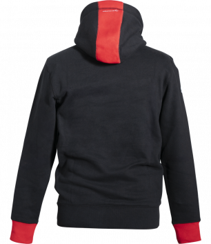 Sweat à capuche Hornet noir et rouge