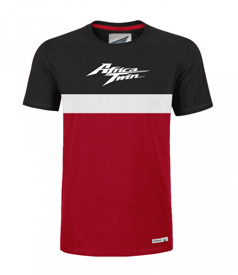 T-Shirt tricolore Africa Twin Honda