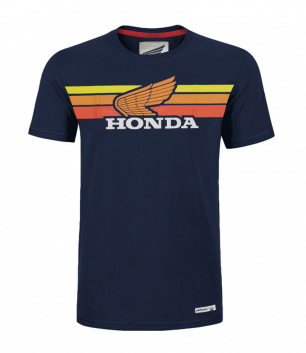 T-shirt Bleu Marine Sunset