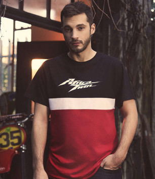 T-Shirt tricolore Africa Twin Honda