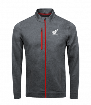 Veste technique zippée grise Honda
