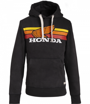 Sweat à capuche Noir Sunset Honda