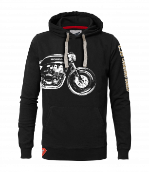 Sweat à capuche Noir Custom Honda CB