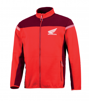 Cardigan Racing Rouge et Bordeaux