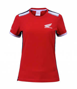 T-Shirt Racing femme rouge