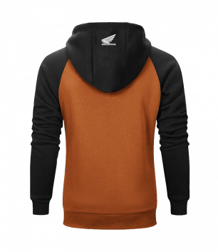 Sweat à capuche orange making legend Honda